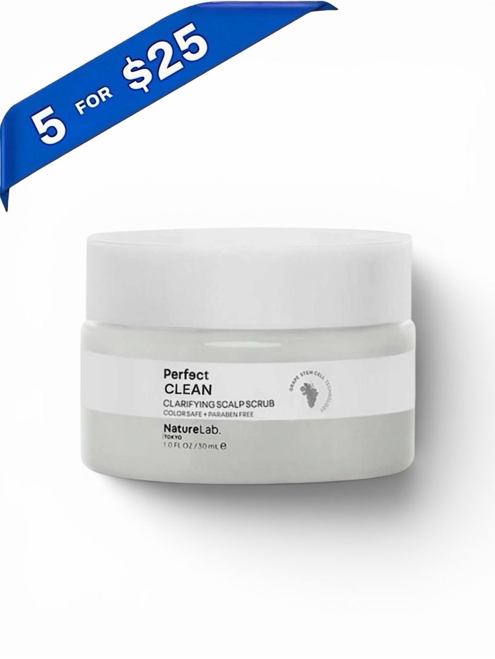 ⚡️ NatureLab. Tokyo
Perfect Clean 2-In-1 Scalp Scrub & Shampoo 1oz